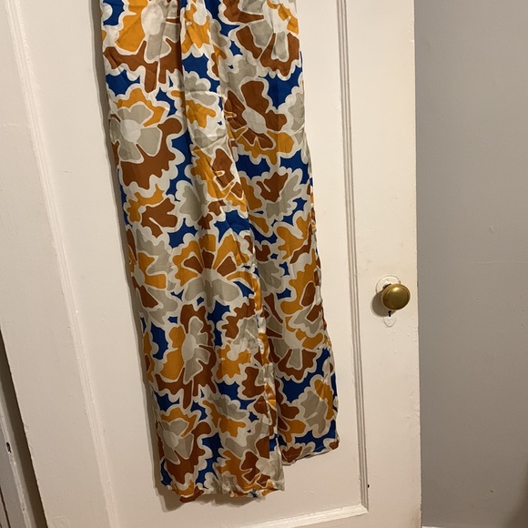 ✨ Anthropologie Printed Halter Jumpsuit Sz SP - Picture 6 of 10